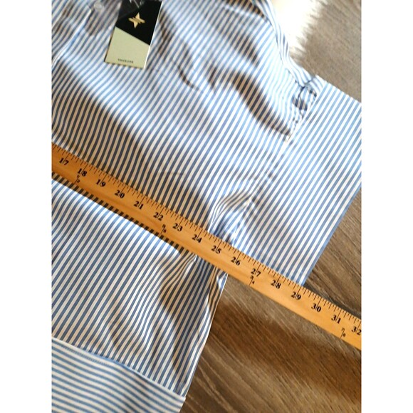 NWT TUCKERNUCK Women's Size XXL Blue Stripe Sofia Blouse - Picture 12 of 15
